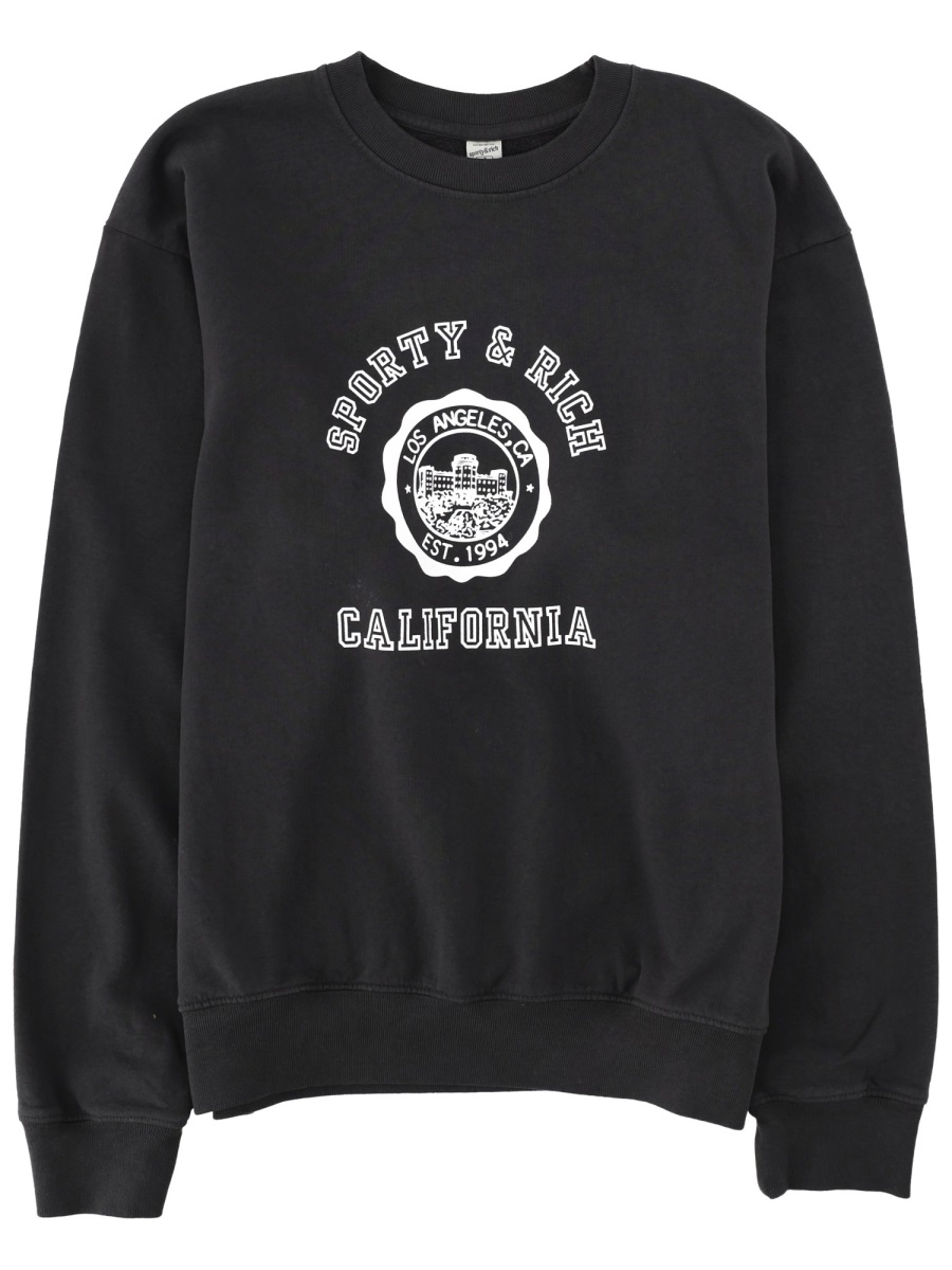 [SPORTY&RICH] Sweatshirt FW25 ST07164508BA02_FADEDBLACK