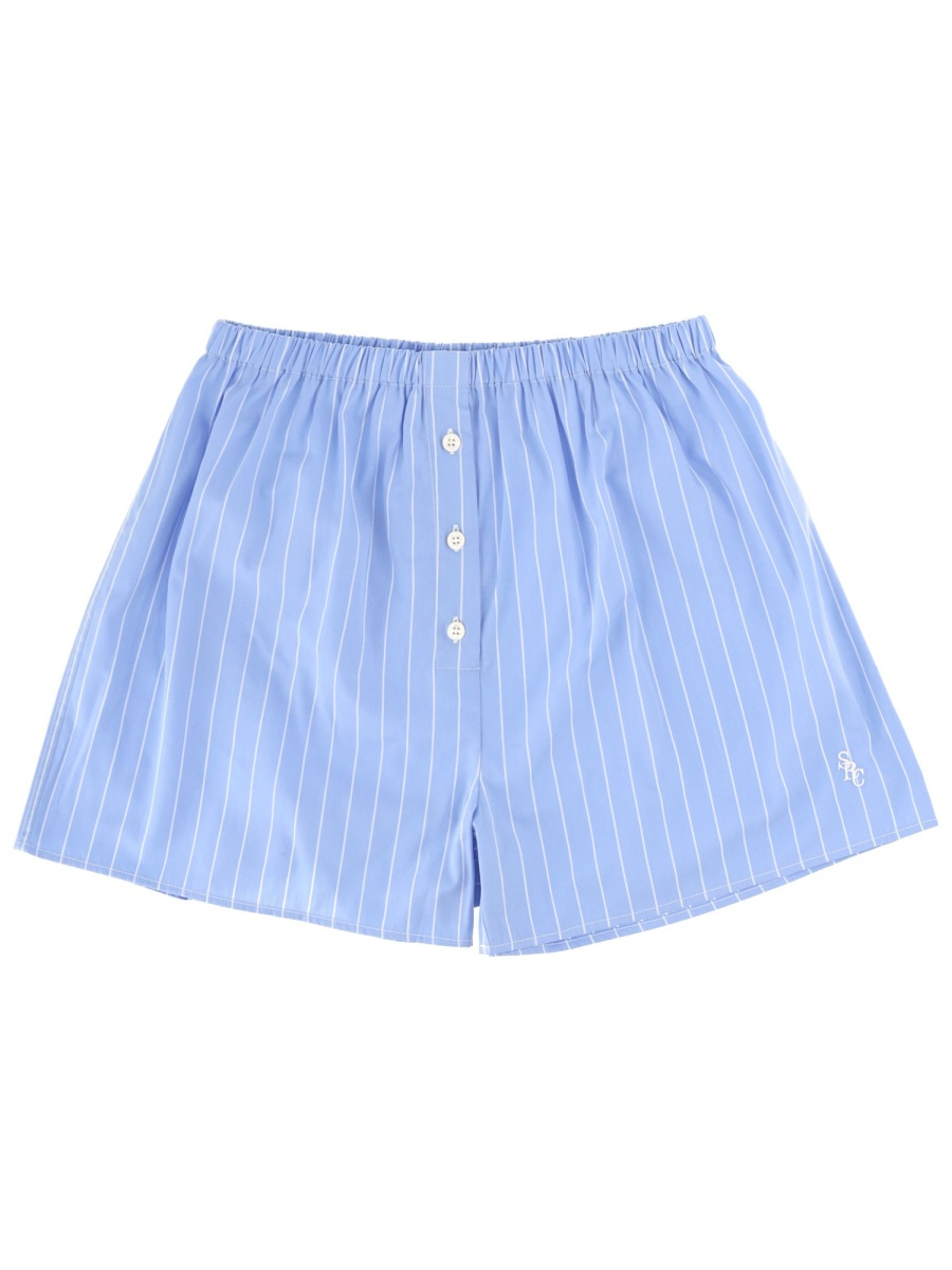 [SPORTY&RICH] Shorts FW25 SH03566302ST02_BLUESTRIPE