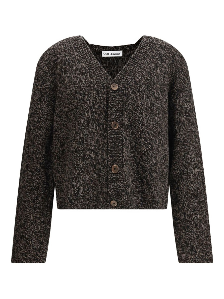 [Our Legacy] Cardigan FW25 M4253AB_BEARTWISTMOULINEWOOL