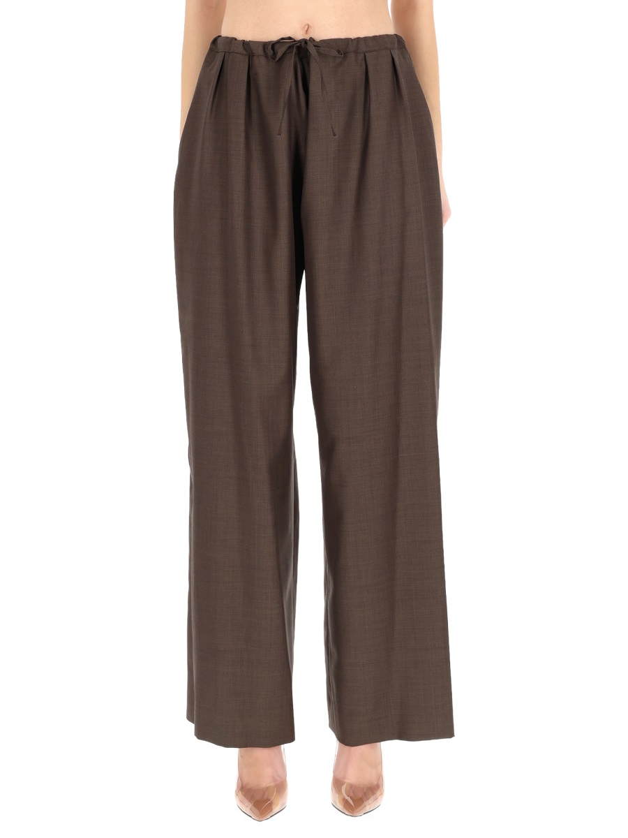 [LouLou De Saison] Trousers FW25 COVELDS_BROWNMELANGE