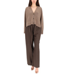 [LouLou De Saison] Trousers FW25 COVELDS_BROWNMELANGE