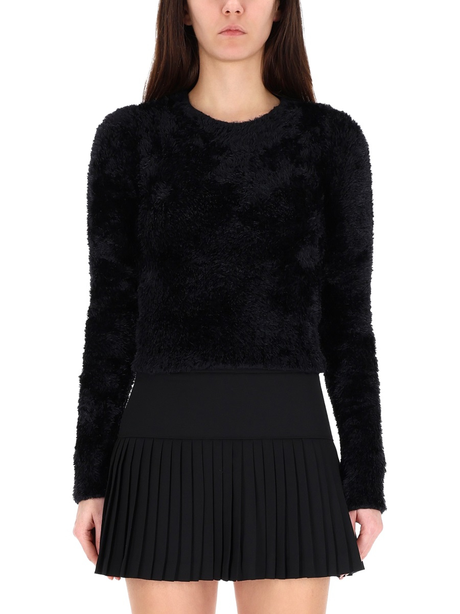 [MARINE SERRE] Sweatshirt FW25 WTK037A_CKNI0535BK99