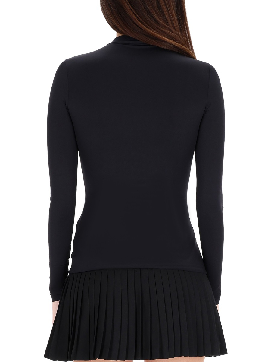 [MARINE SERRE] T-shirts Long Sleeve FW25 WTS005A_CJER0094BK99