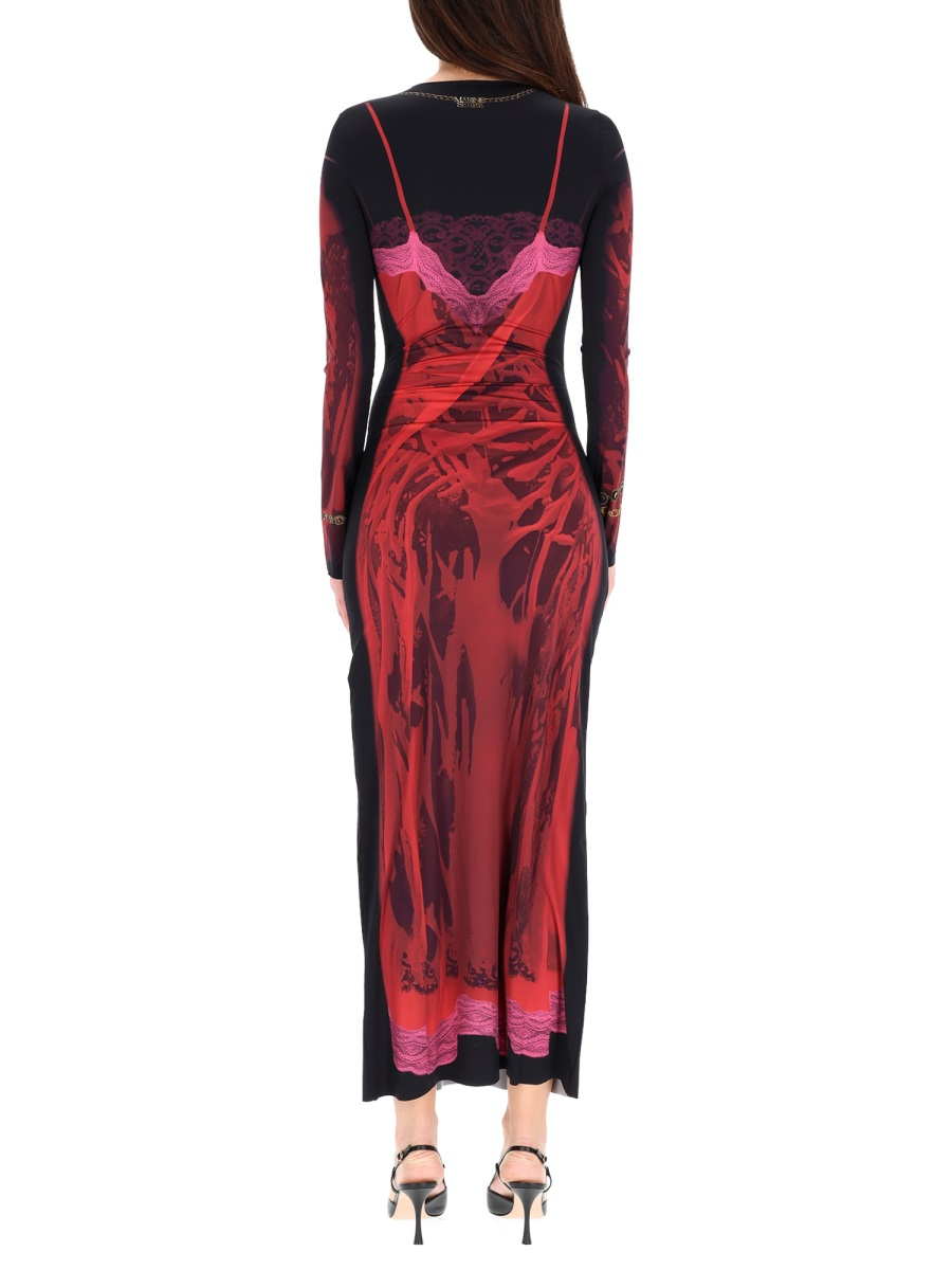 [MARINE SERRE] Long sleeve dress FW25 WDR300B_CJER0085RD11