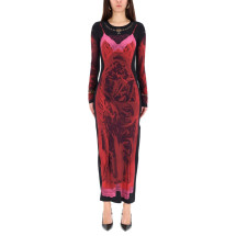 [MARINE SERRE] Long sleeve dress FW25 WDR300B_CJER0085RD11