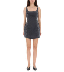 [MARINE SERRE] Sleeveless dress FW25 WDR403A_CDEN0006GR90