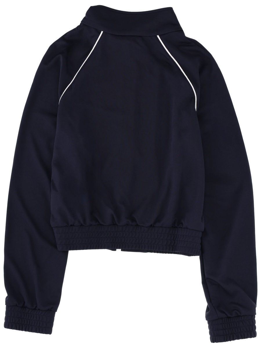 [SPORTY&RICH] Zip up FW25 JA06664300BL107_DARKNAVY/WHITE