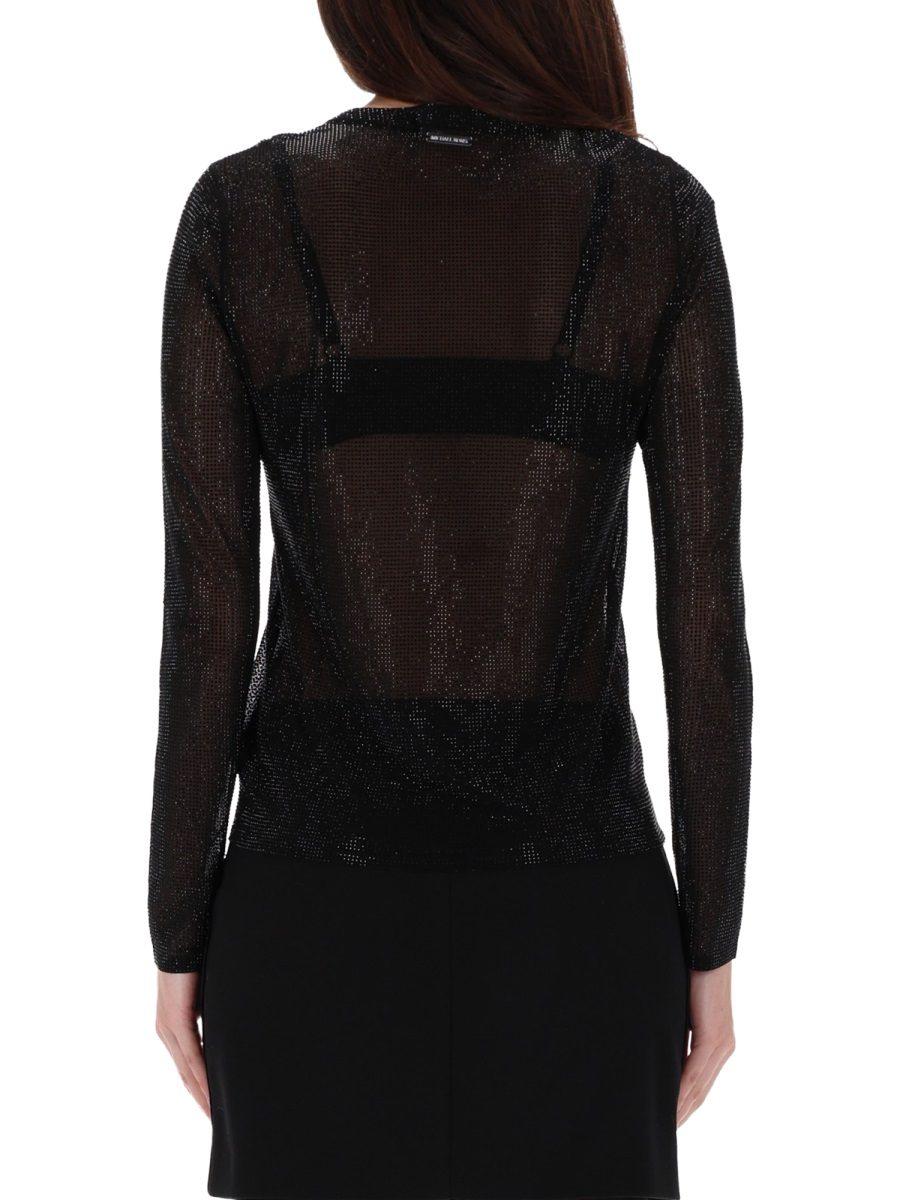 [MICHAEL BY MICHAEL KORS] T-shirts Long Sleeve FW25 MF561A5B8D_001BLACK
