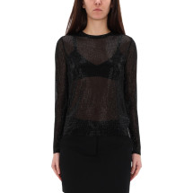 [MICHAEL BY MICHAEL KORS] T-shirts Long Sleeve FW25 MF561A5B8D_001BLACK