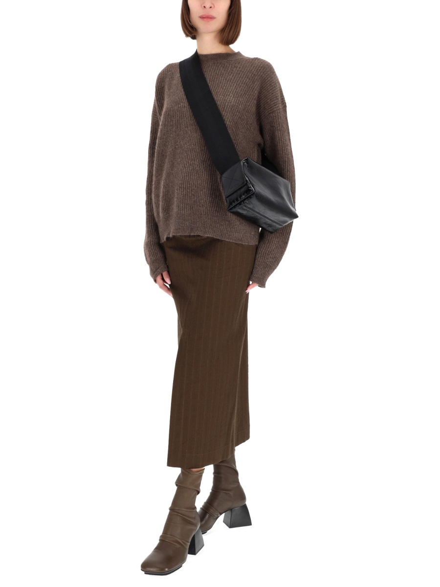[UMA WANG] Midi skirt FW25 UW2026_UW600