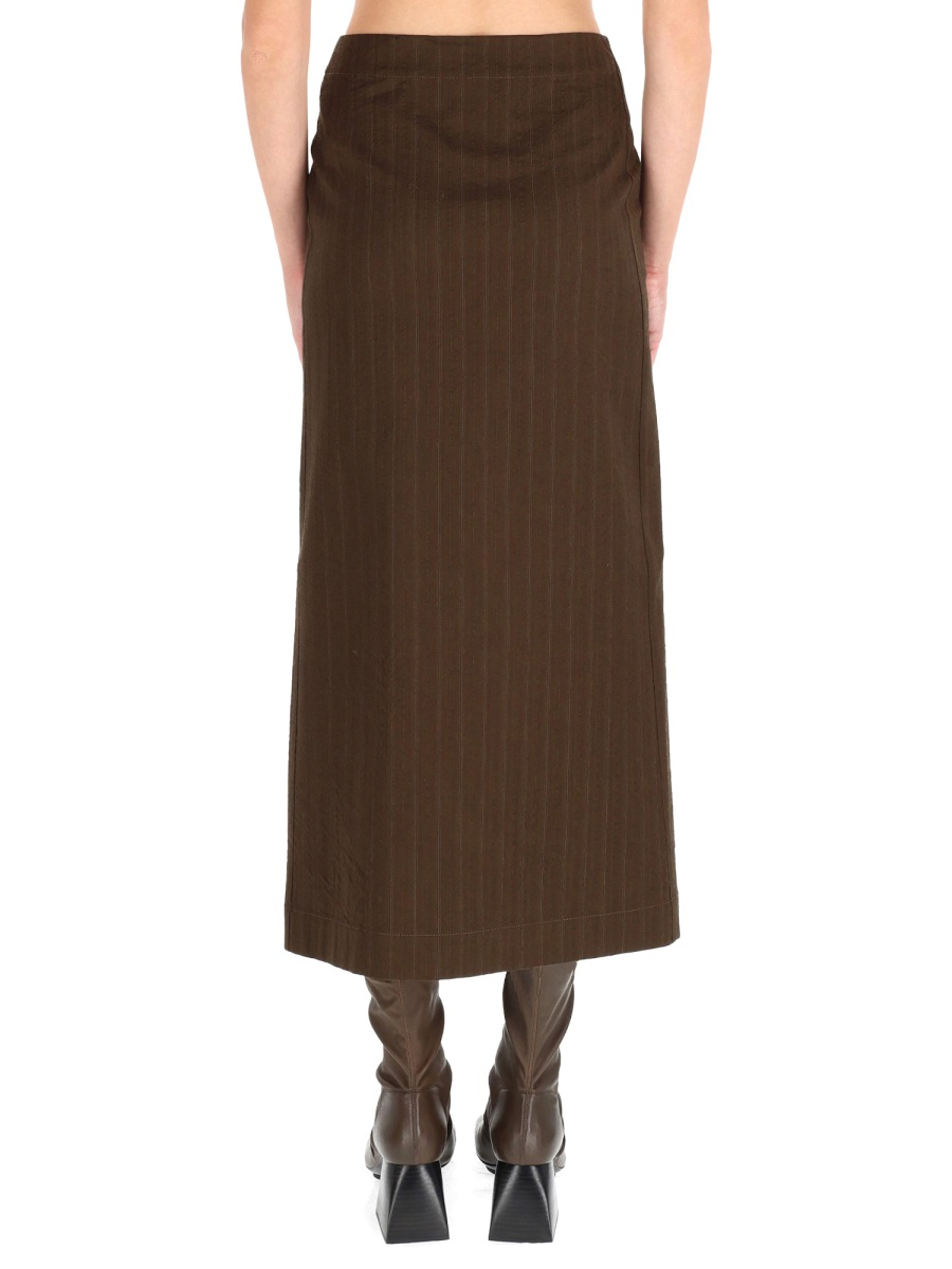 [UMA WANG] Midi skirt FW25 UW2026_UW600