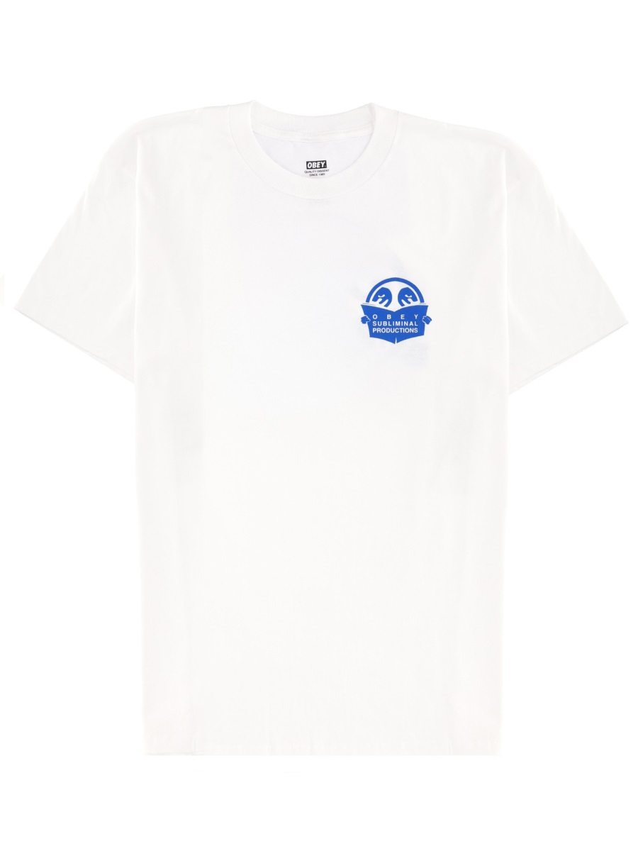 [OBEY] T-shirts Short Sleeve FW25 165264219_WHITE