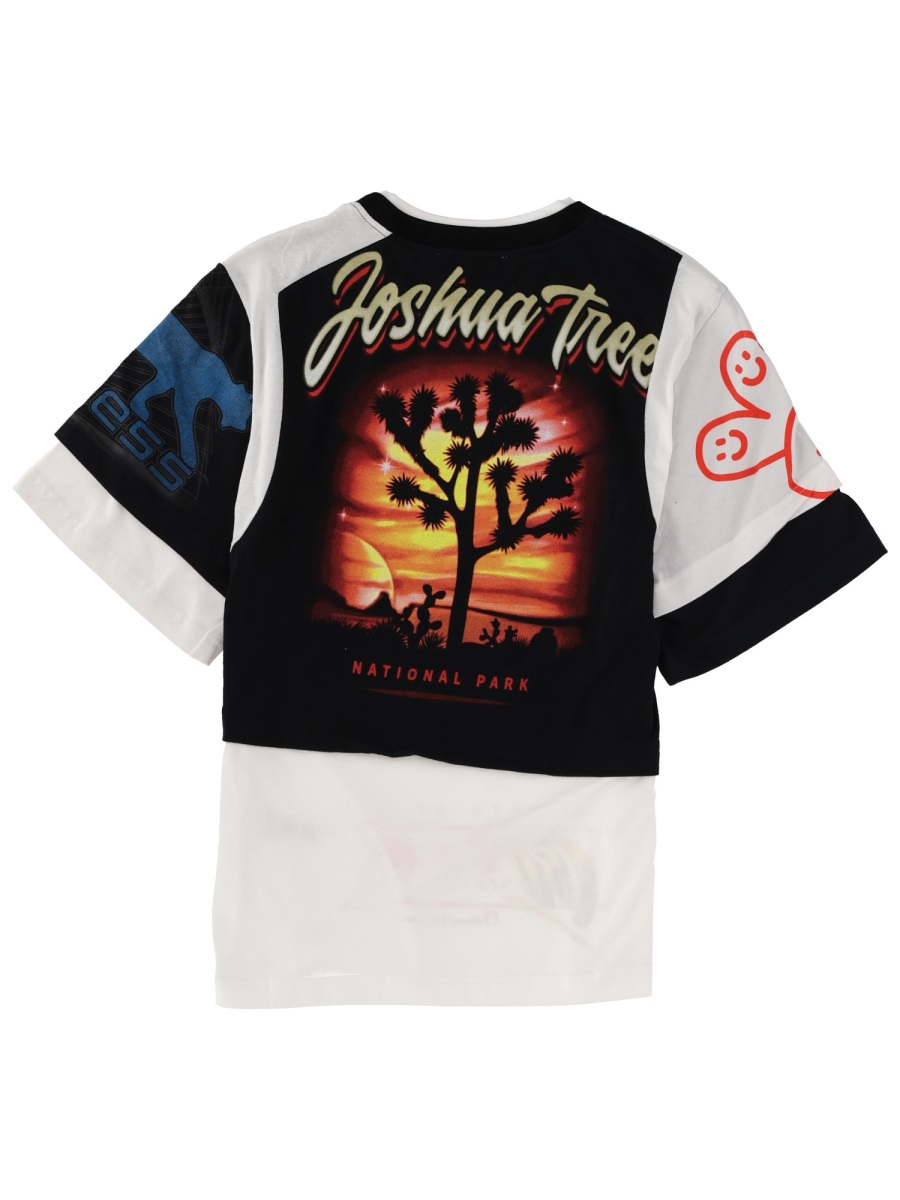 [MARINE SERRE] T-shirts Short Sleeve FW25 MTT096A_UJER0003WH11