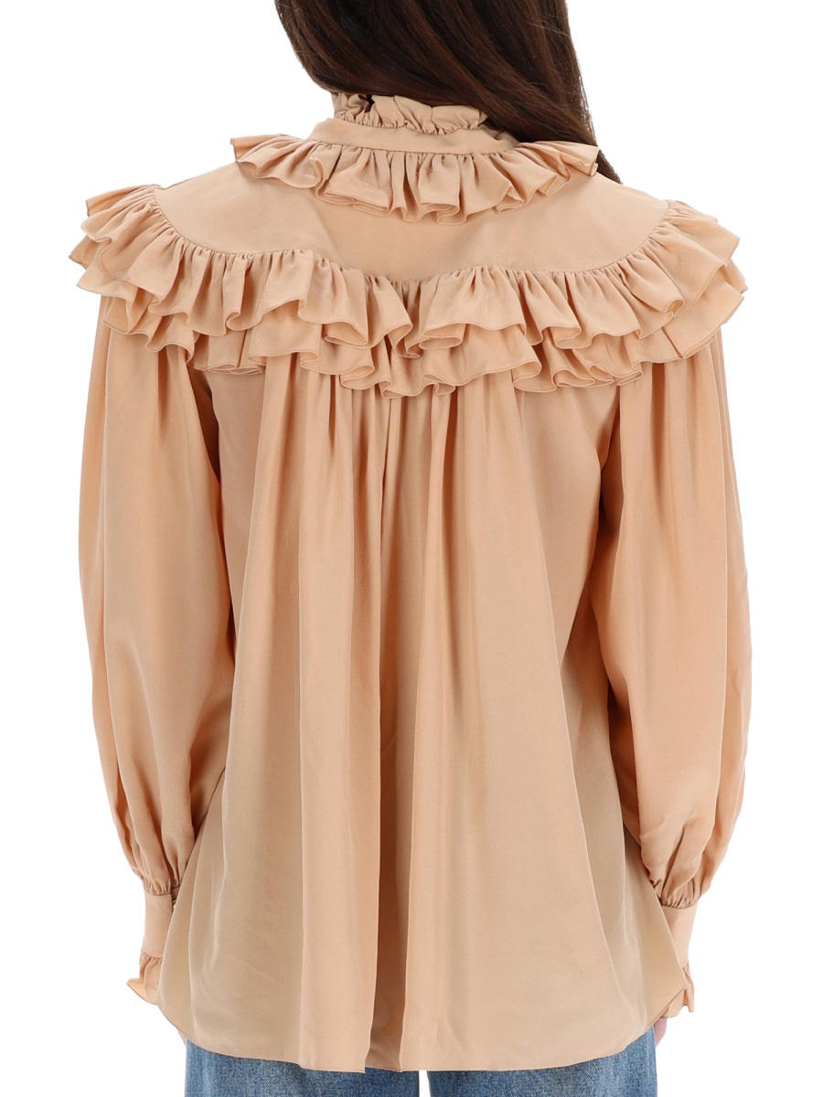 [Chloe] Shirts Long Sleeve FW25 25WHT14005_285
