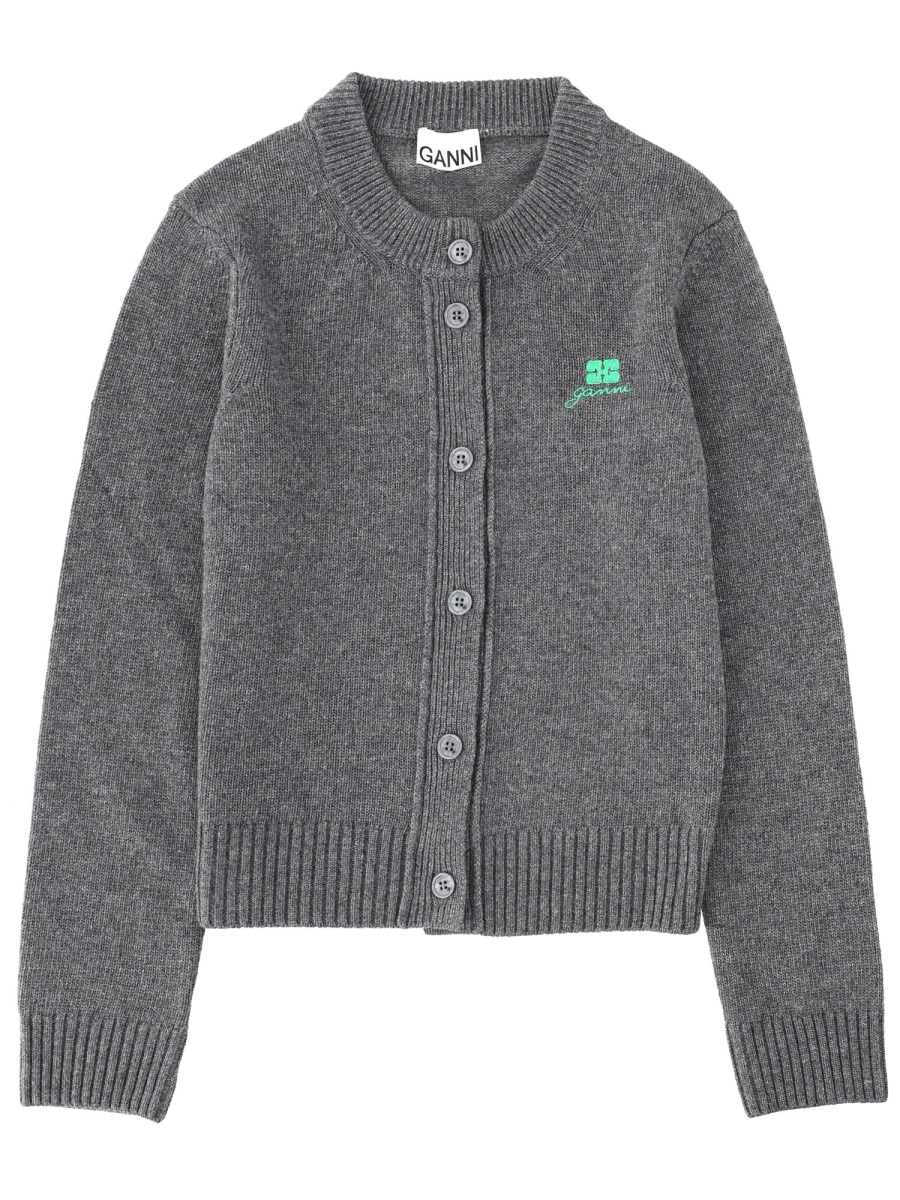 [GANNI] Cardigan FW25 K2592_220