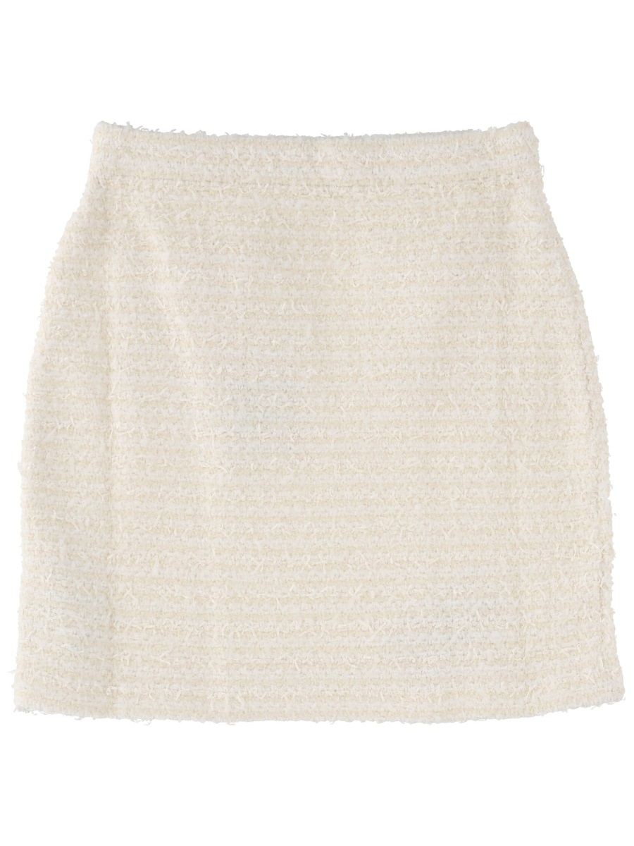 [Self-portrait] Mini skirt FW25 AW25-028SK-C_CREAM