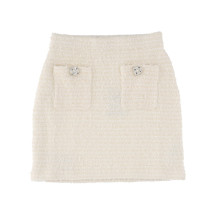[Self-portrait] Mini skirt FW25 AW25-028SK-C_CREAM
