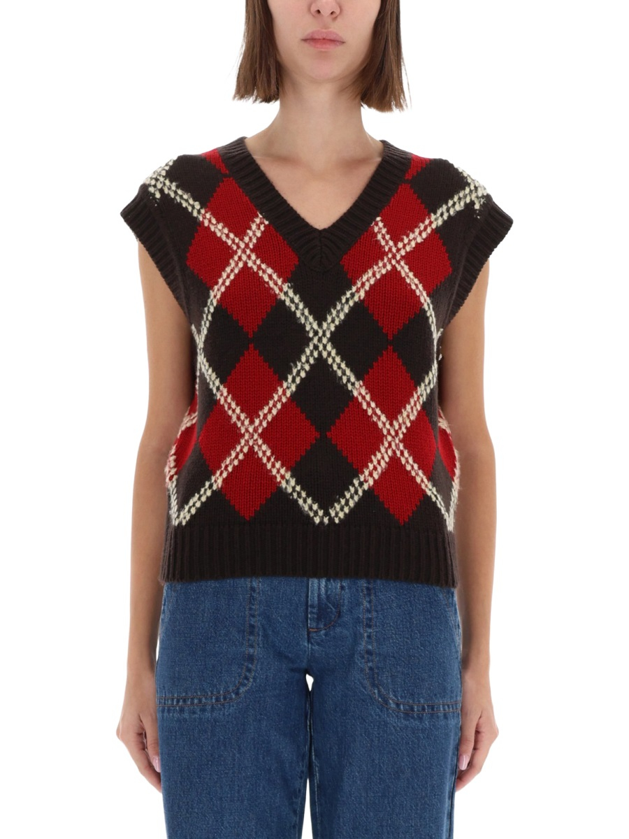 [GUEST IN RESIDENCE] Knitwear FW25 W34427AH_BURNTCOCOACOMBO