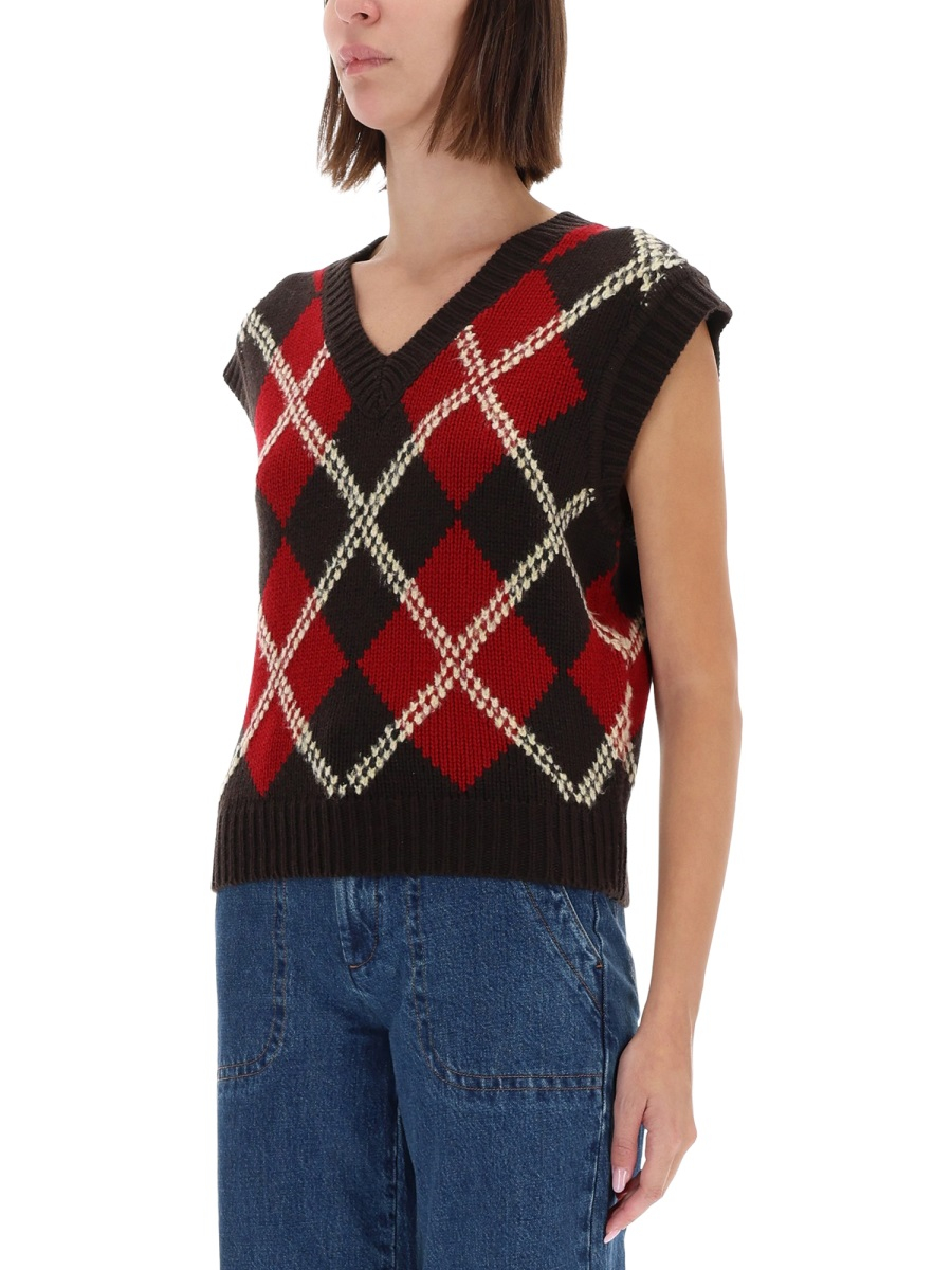 [GUEST IN RESIDENCE] Knitwear FW25 W34427AH_BURNTCOCOACOMBO