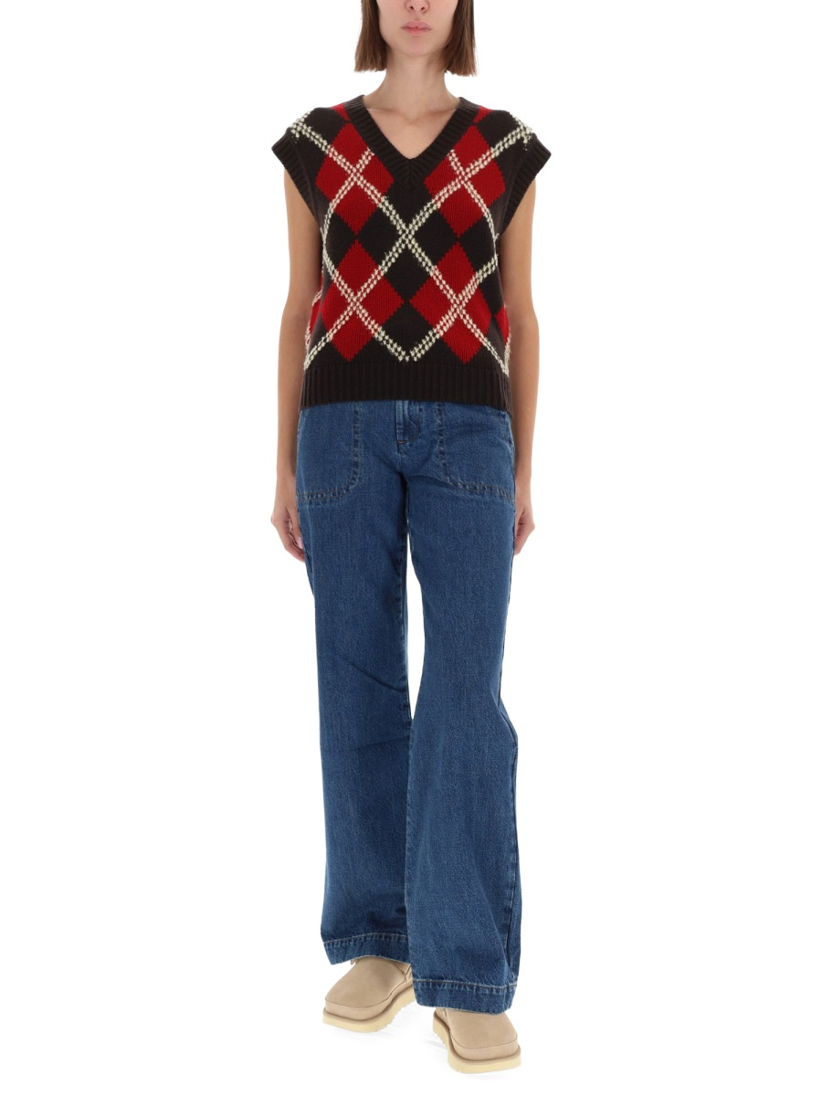 [GUEST IN RESIDENCE] Knitwear FW25 W34427AH_BURNTCOCOACOMBO