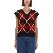 [GUEST IN RESIDENCE] Knitwear FW25 W34427AH_BURNTCOCOACOMBO