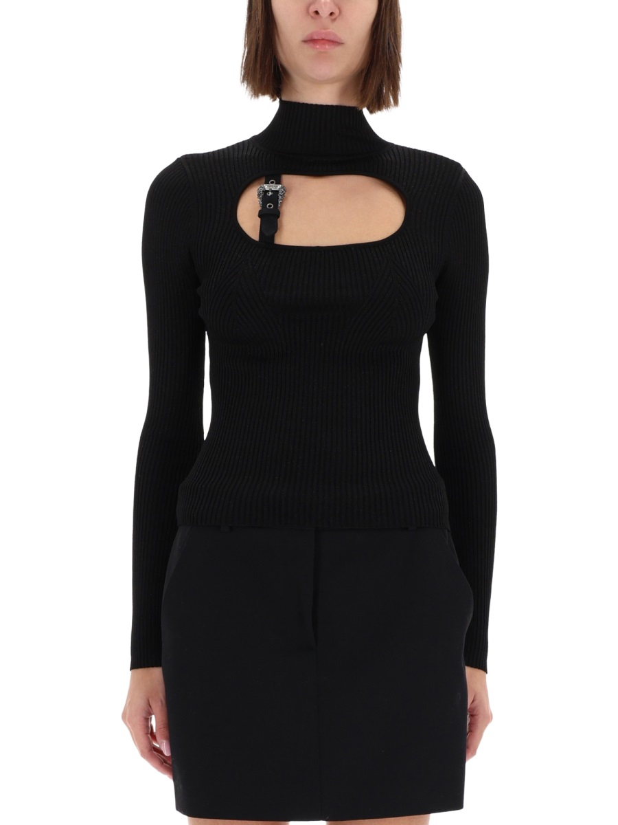 [VERSACE JEANS COUTURE] T-shirts Long Sleeve FW25 79HAFM16_CMH23899