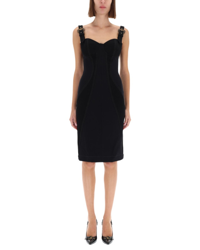 [VERSACE JEANS COUTURE] Sleeveless dress FW25 79HAO94M_DT037909