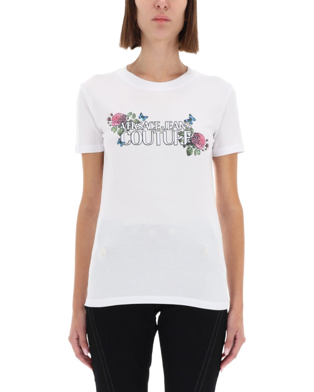[VERSACE JEANS COUTURE] T-shirts Short Sleeve FW25 79HAHB00_CJB01003