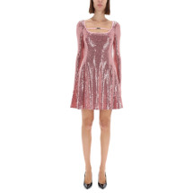 [VERSACE JEANS COUTURE] Long sleeve dress FW25 79HAO922_J0248459