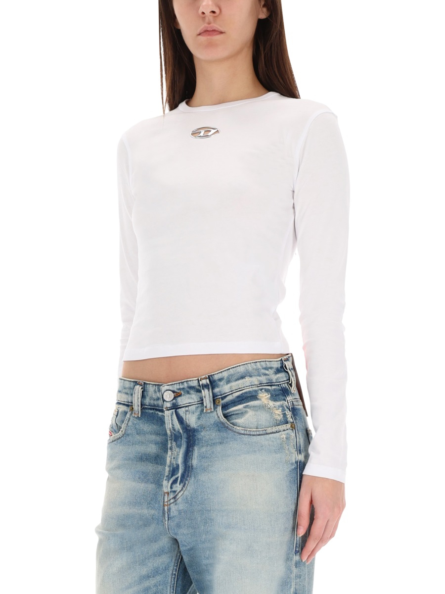 [Diesel] T-shirts Long Sleeve FW25 A19438_0CLBR100