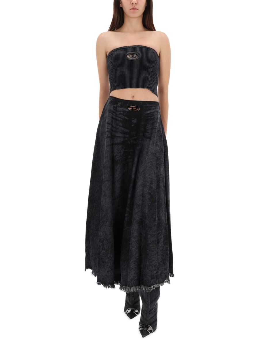 [Diesel] Long skirt FW25 A21505_007DB02