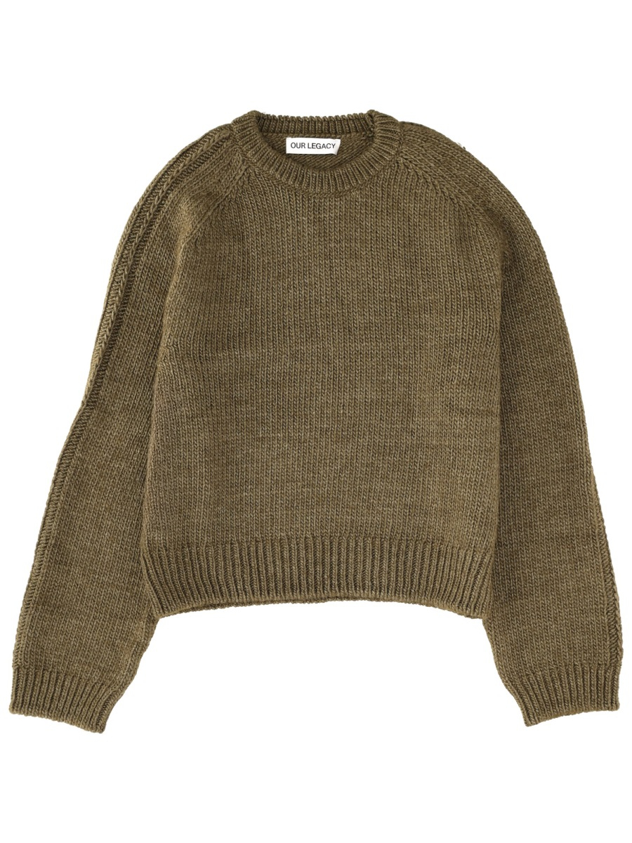 [Our Legacy] Knitwear FW25 M4253TF_FLUSHGREENRUSTICWOOLSILK