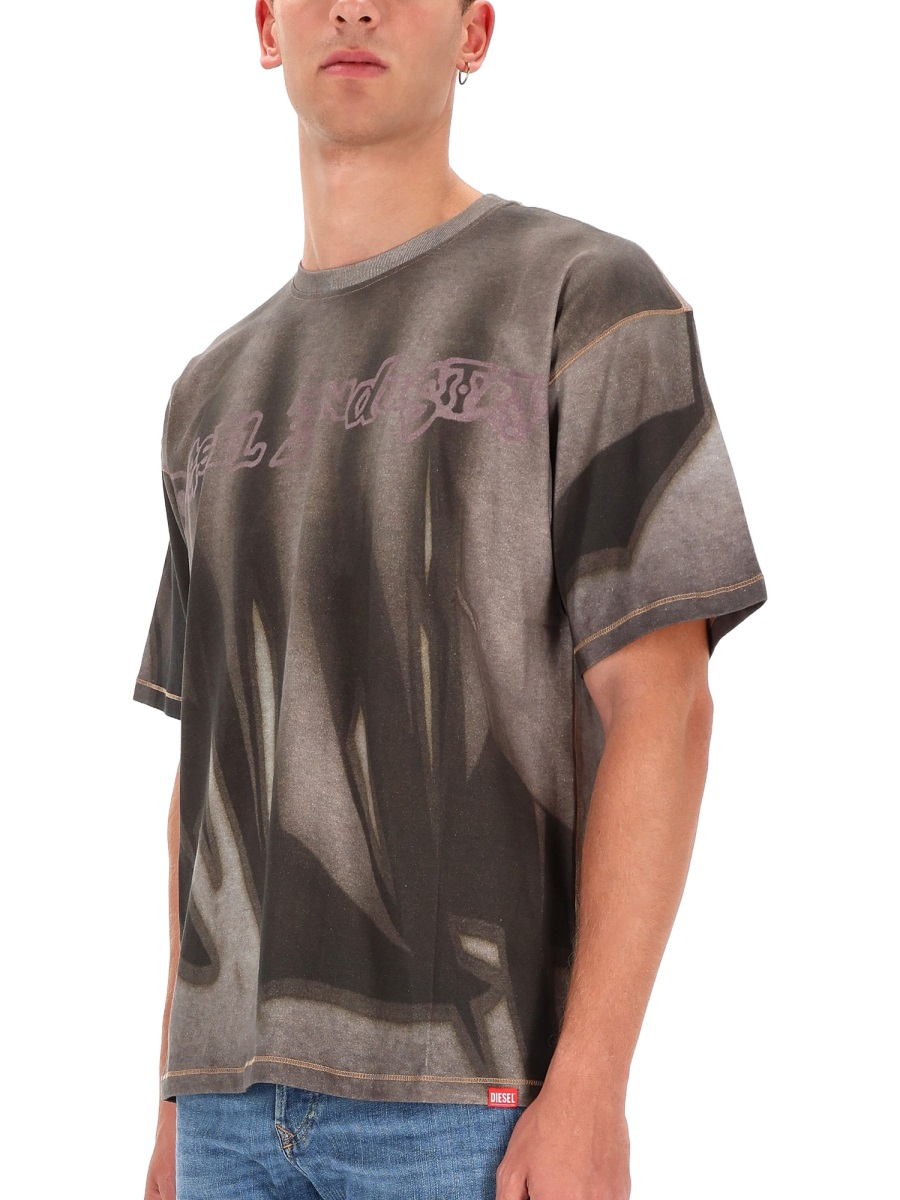 [Diesel] T-shirts Short Sleeve FW25 A21623_0BKBY98BA