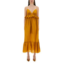 [Zimmermann] Sleeveless dress FW25 4522DSS251_GLD