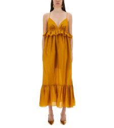 [Zimmermann] Sleeveless dress FW25 4522DSS251_GLD