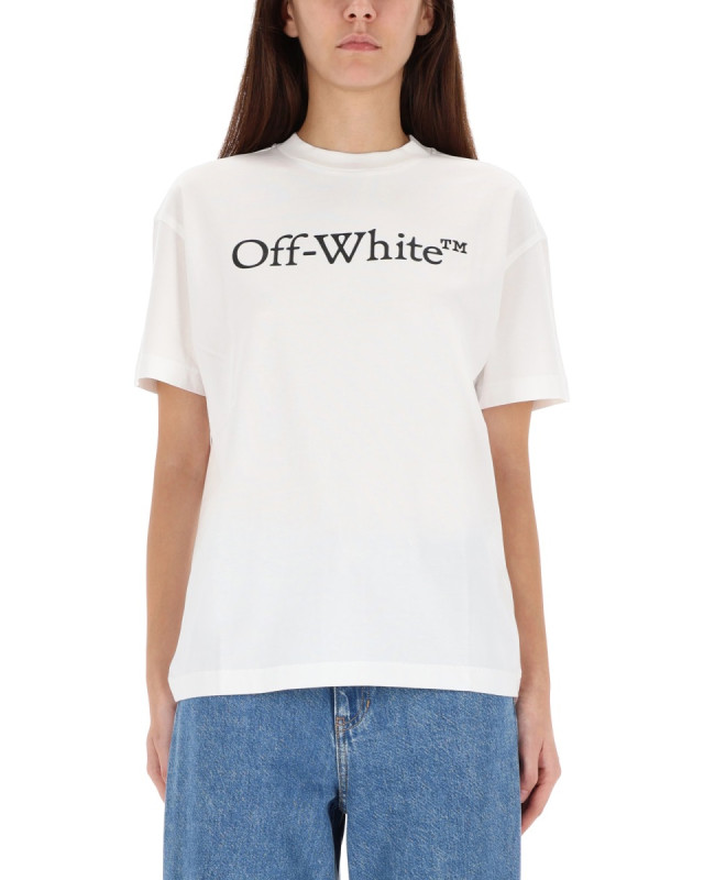 [Off-White] T-shirts Short Sleeve FW25 OWAA089_C99JER0030110
