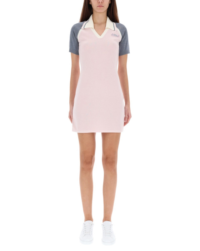 [Casablanca] Short sleeve dress FW25 W-AW25-KW-1129_01SILVER