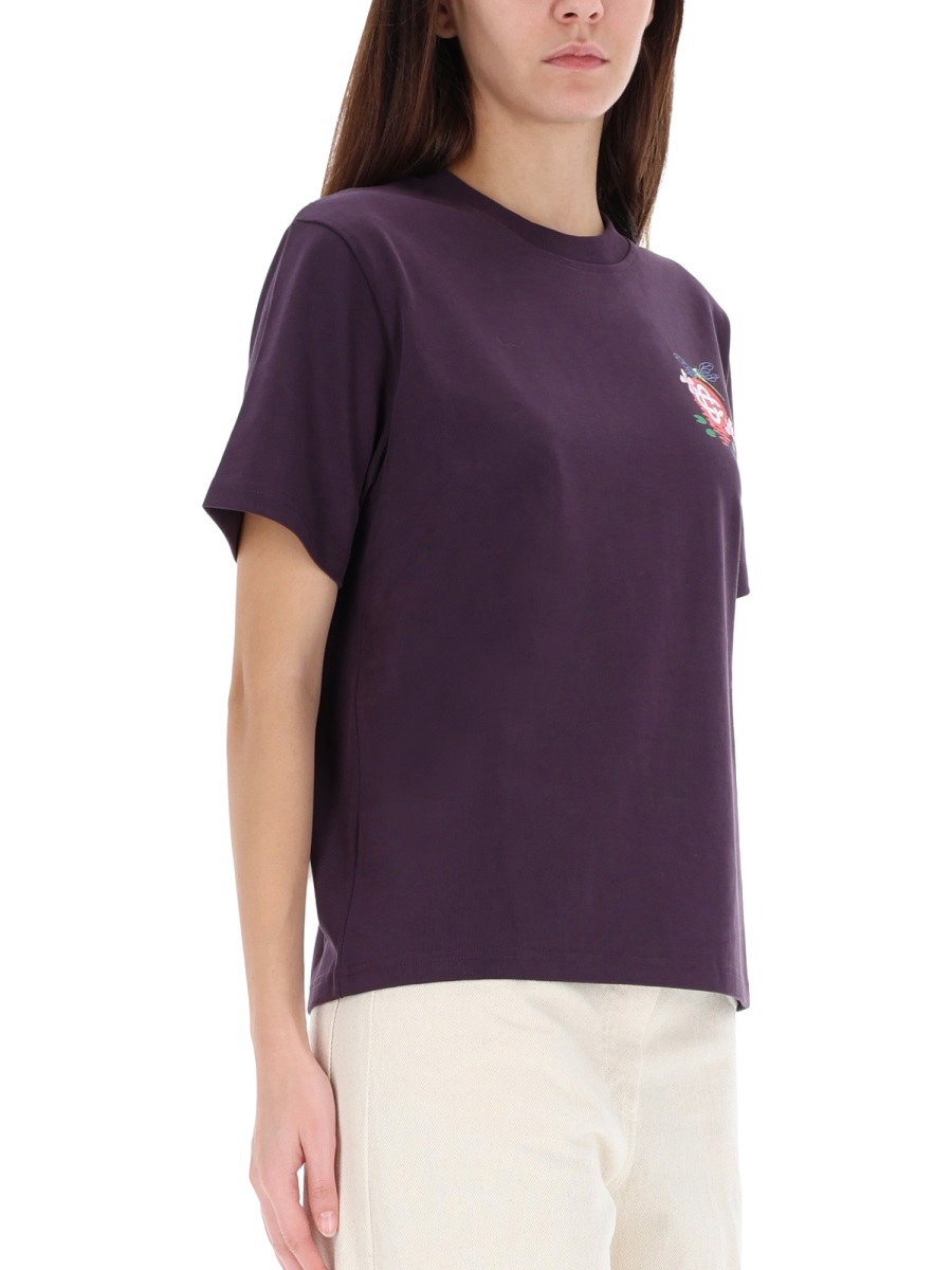 [Casablanca] T-shirts Short Sleeve FW25 W-AW25-JTS-046_01DRAGONFLYFLORAL
