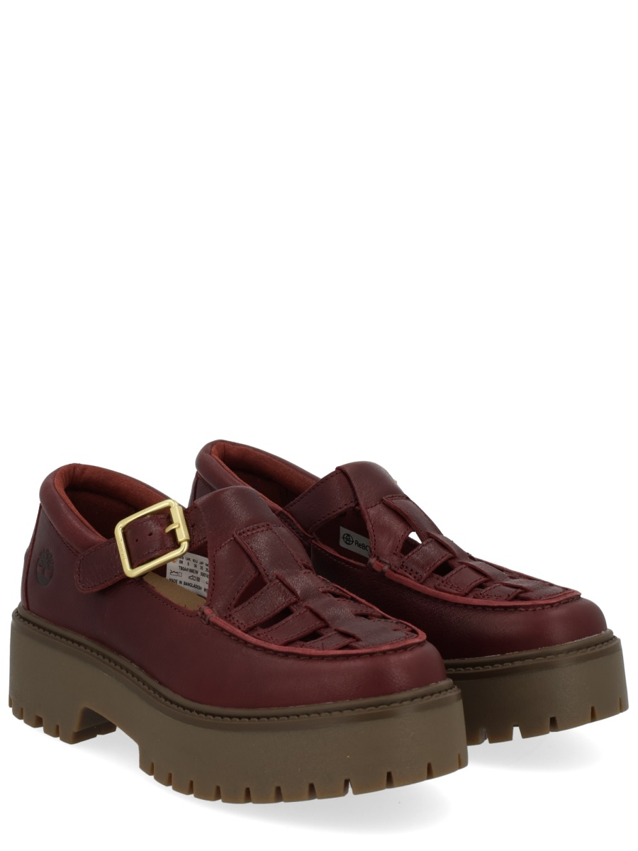 [Timberland] Loafer FW25 TB0A4188EIW1_BURGUNDYFULLGRAIN