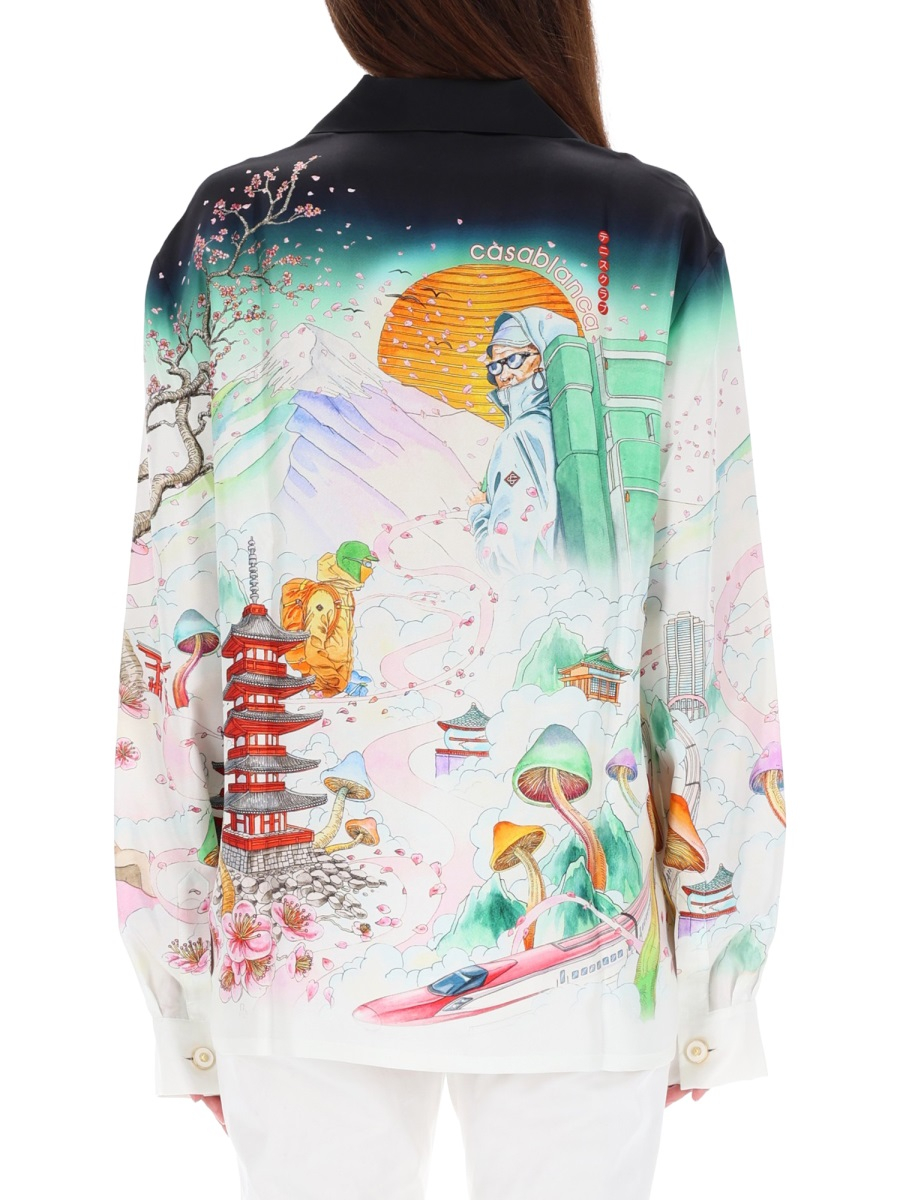[Casablanca] Shirts Long Sleeve FW25 W-AW25-SH-245-04_04FLOWERS