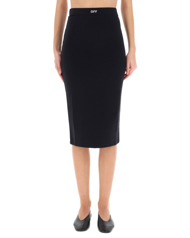 [Off-White] Midi skirt FW25 OWCW00P_F25JER0011001