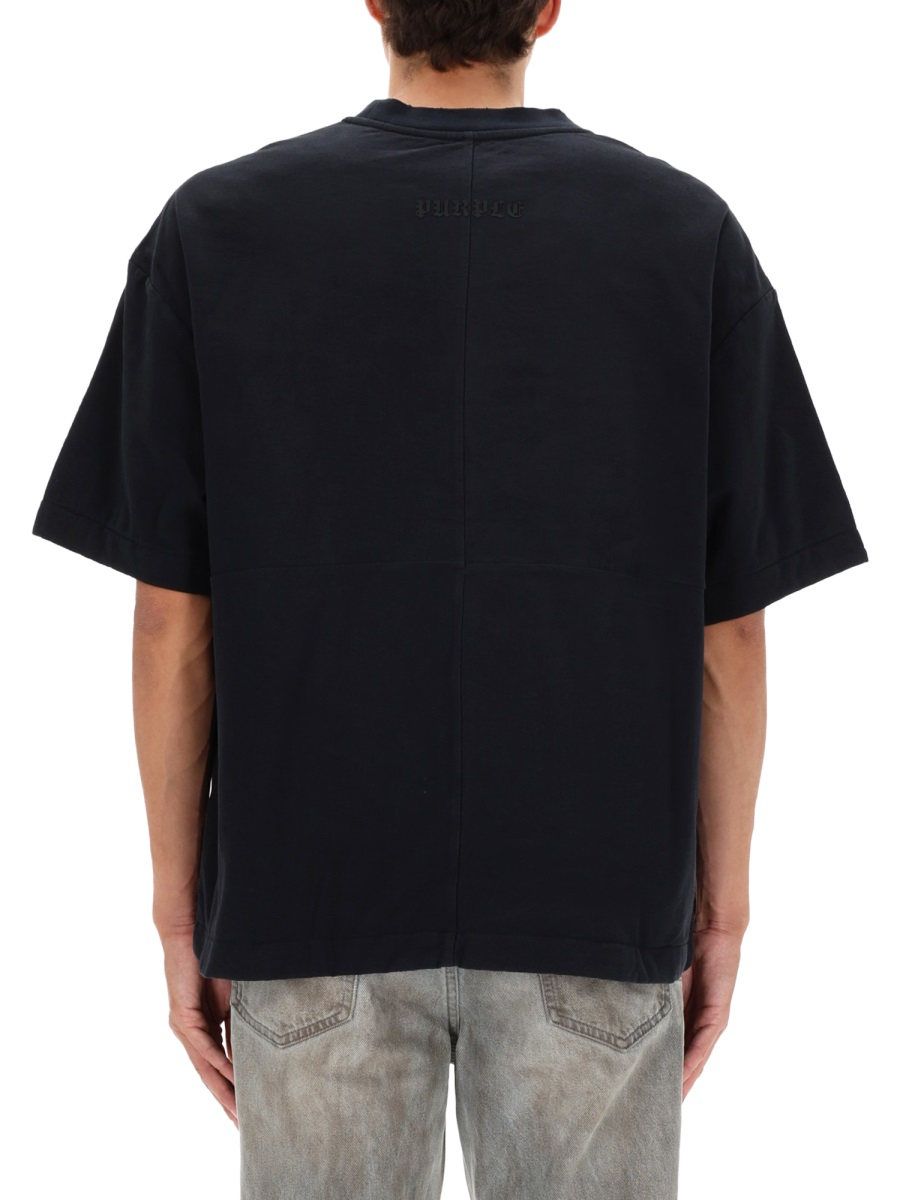 [Purple Brand] T-shirts Short Sleeve FW25 M1081_TBBD425BLACK