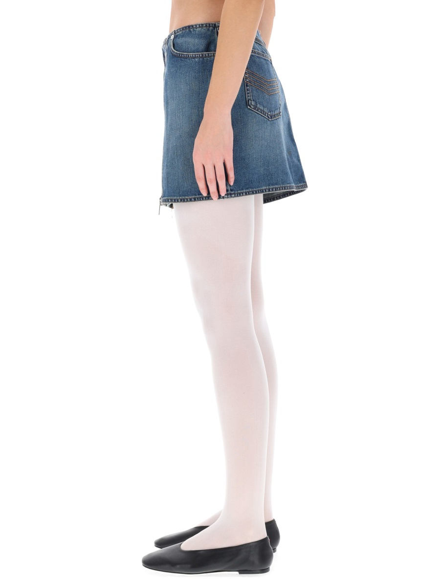 [JEAN PAUL GAULTIER] Mini skirt FW25 SK023_D02557