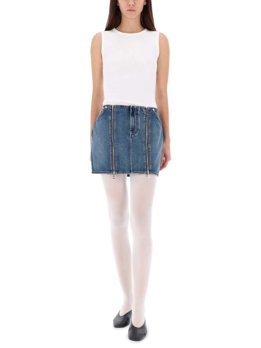 [JEAN PAUL GAULTIER] Mini skirt FW25 SK023_D02557
