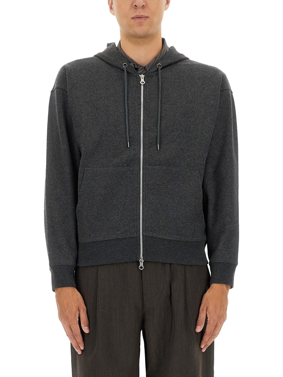 [Our Legacy] Hoodie FW25 M4256RC_CHARCOALELASTICMELTON