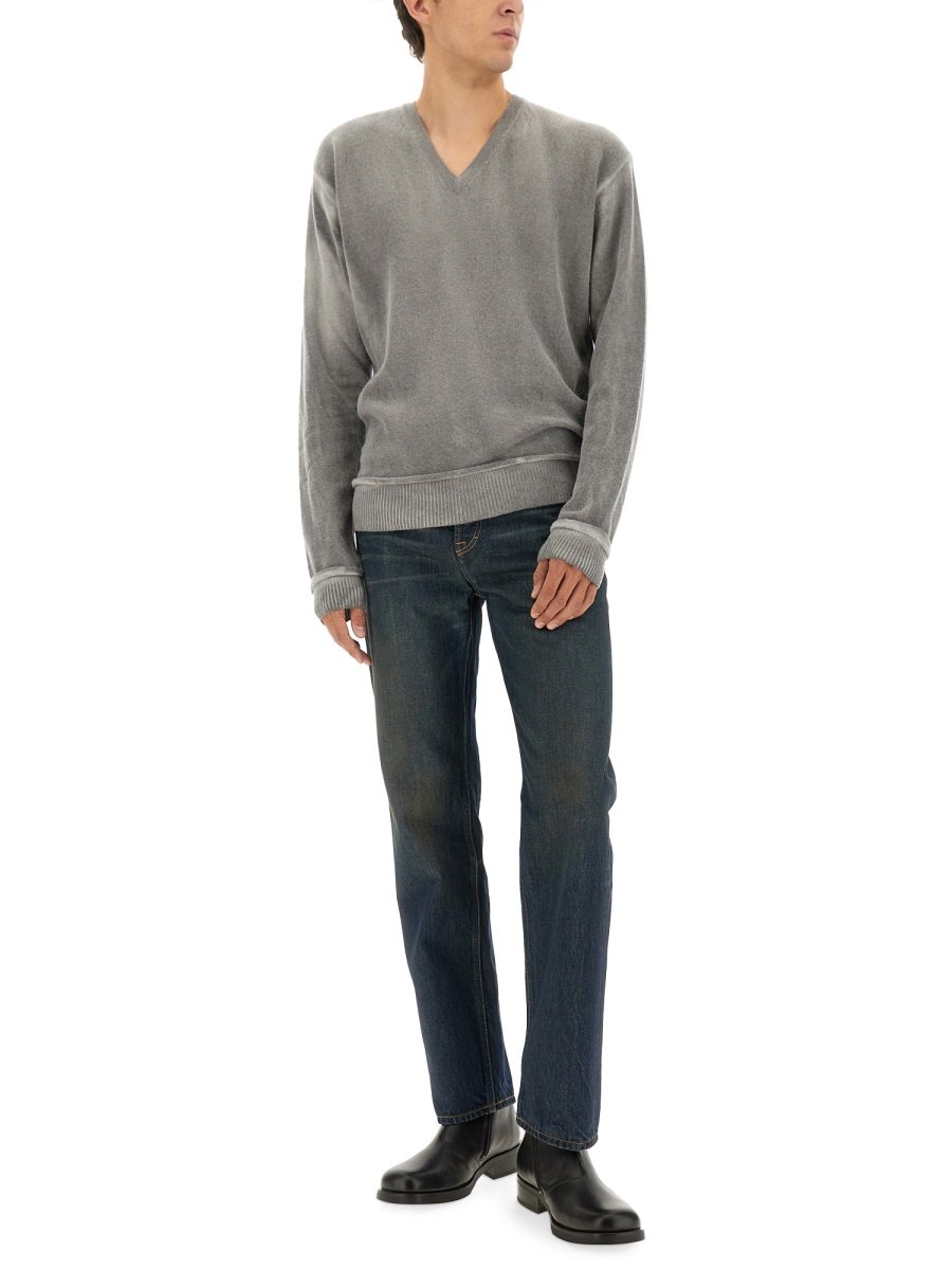 [Our Legacy] Knitwear FW25 M4253PGS_GREYSPRAYDYECHERUBWOOL