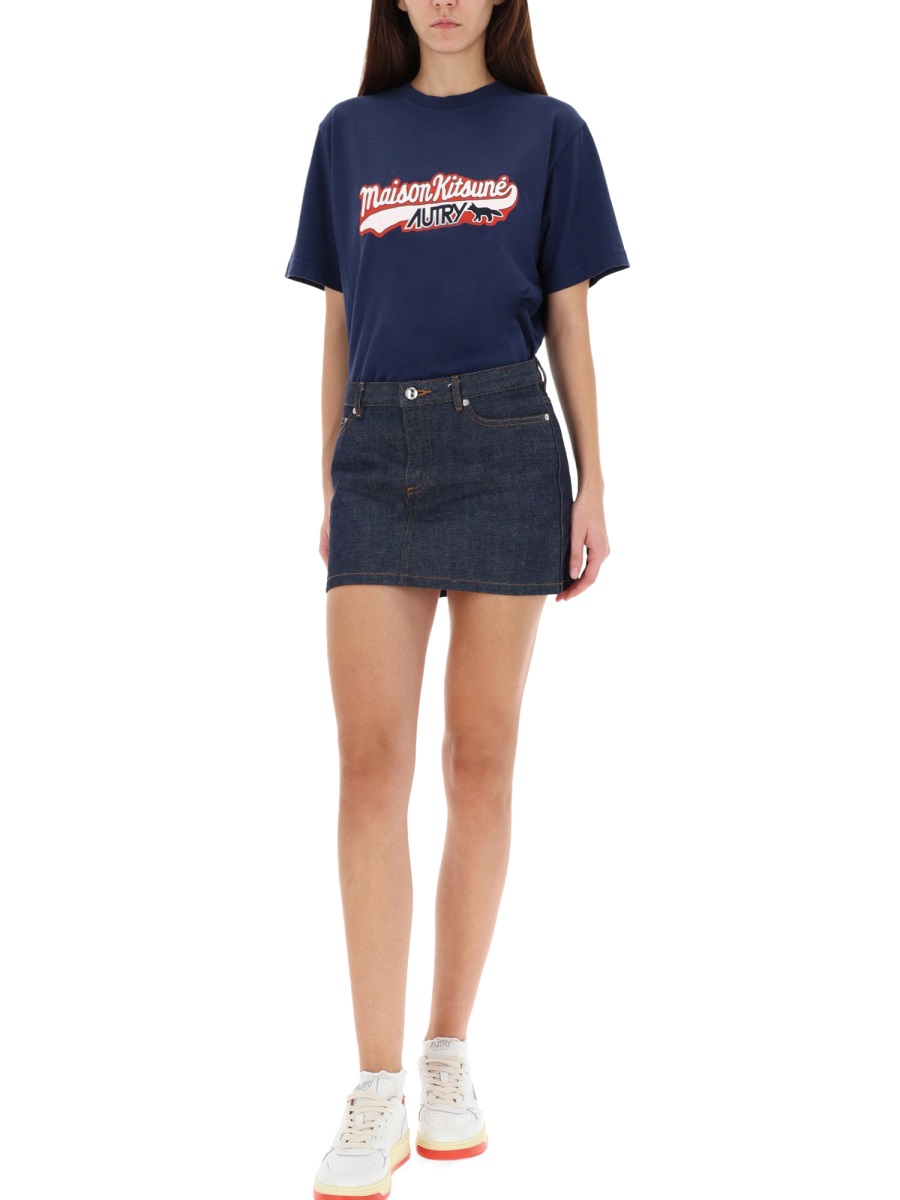 [AUTRY X MAISON KITSUNÉ] T-shirts Short Sleeve FW25 TSPX_MK2B