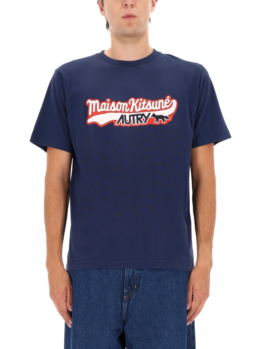 [AUTRY X MAISON KITSUNÉ] T-shirts Short Sleeve FW25 TSPX_MK2B