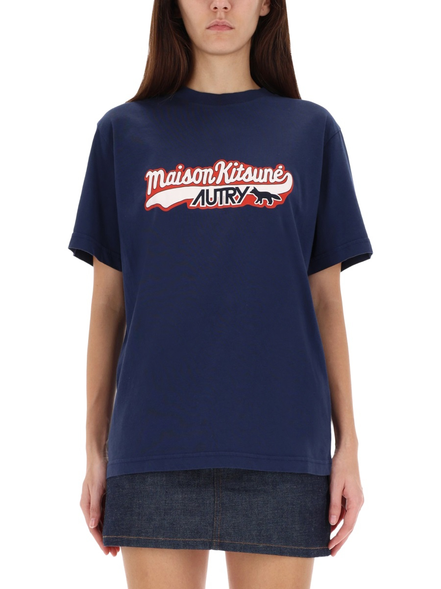 [AUTRY X MAISON KITSUNÉ] T-shirts Short Sleeve FW25 TSPX_MK2B