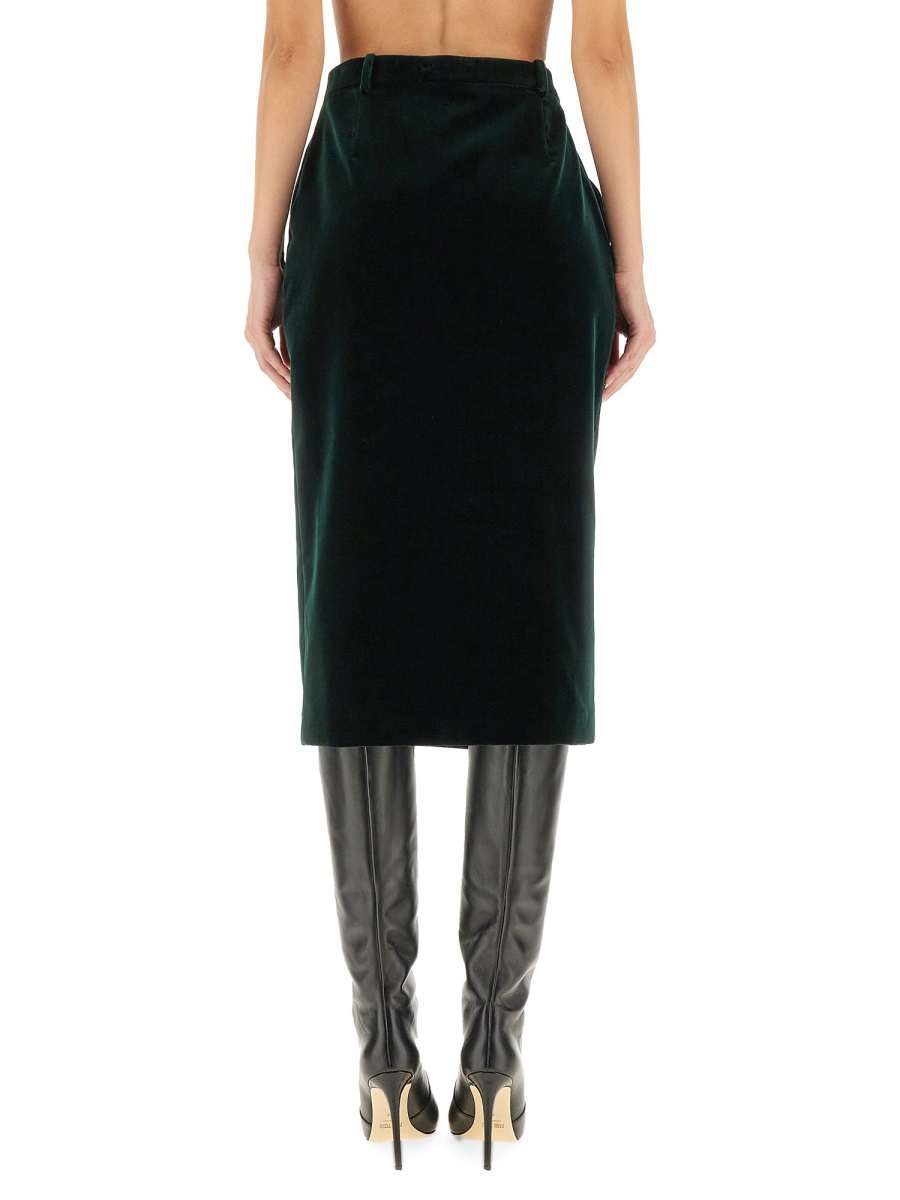 [Saint Laurent] Midi skirt FW25 826769_Y580T3181